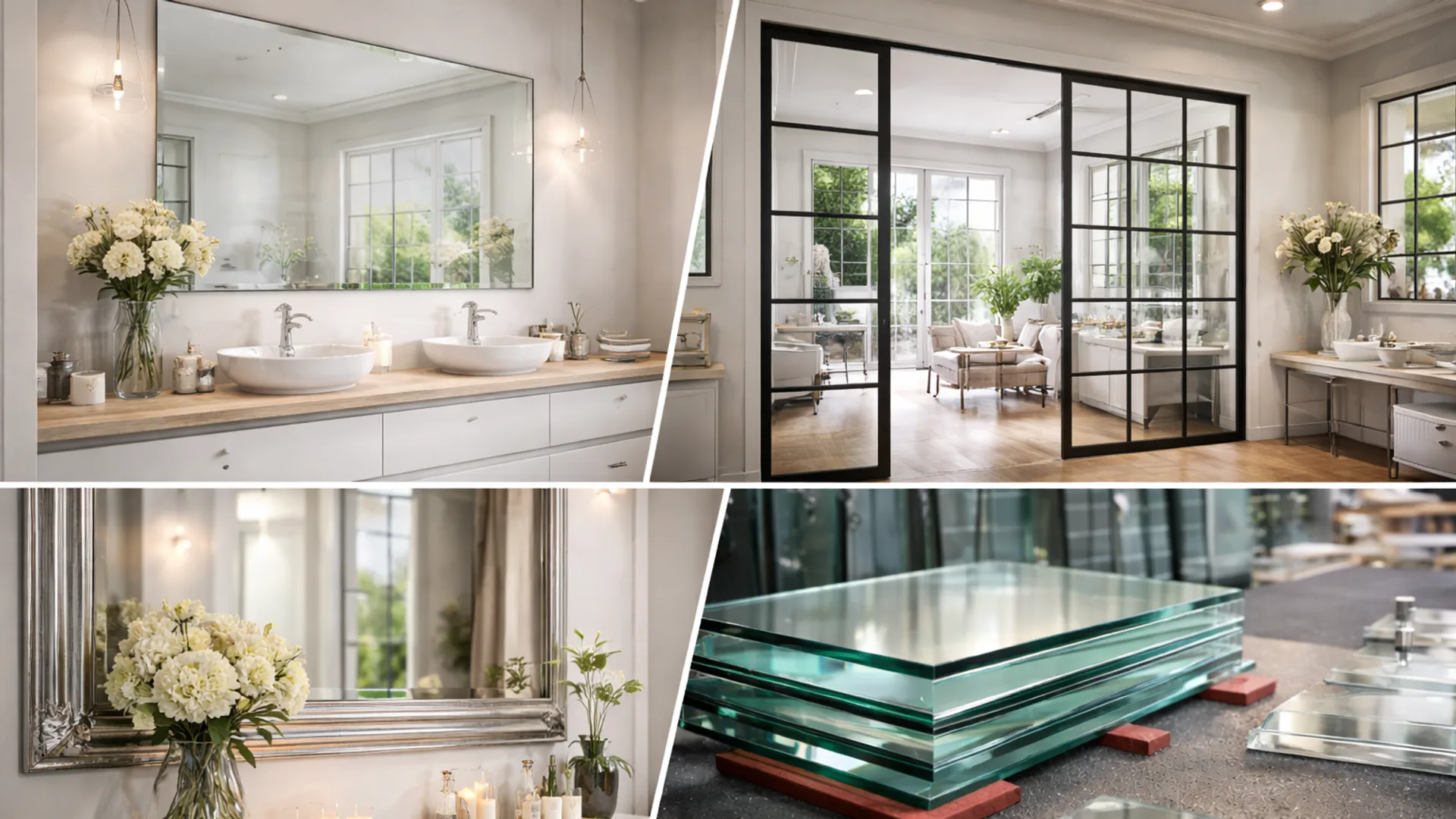 Installation miroir salle de bain